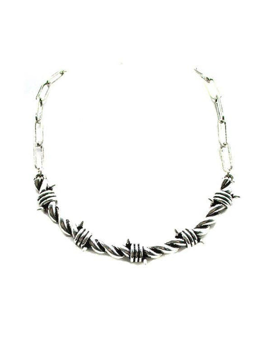 Western Barbed Wire Necklace