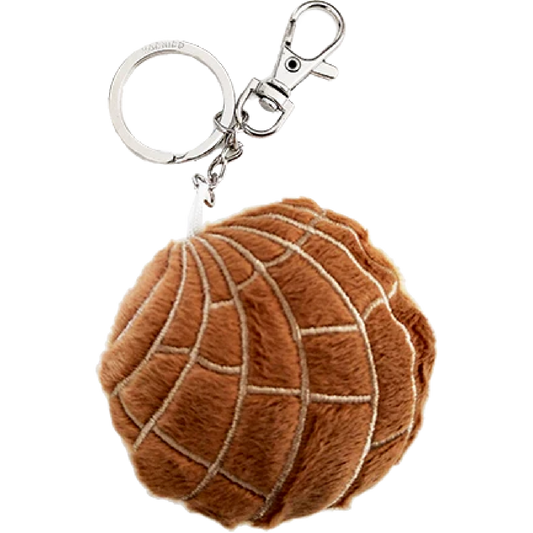 Chocolate Concha Plush Key Chain