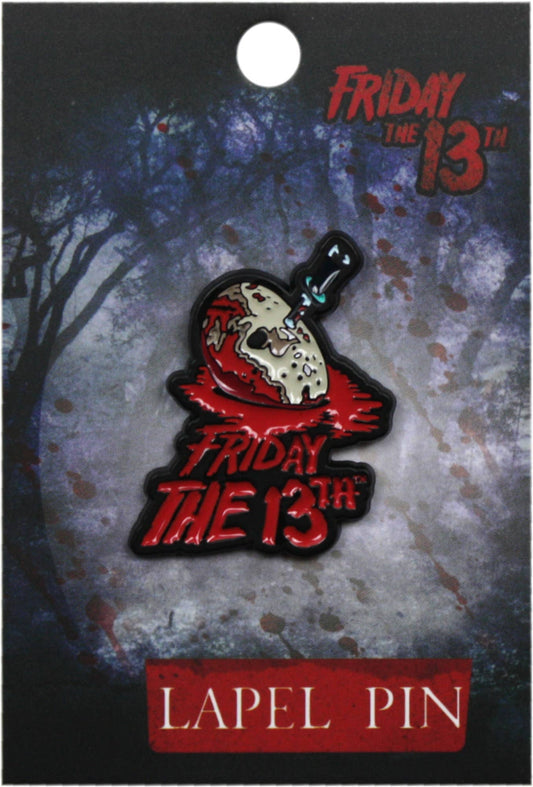 Enamel Pin - Friday The 13th - Jason's Bloody Mask And Knife