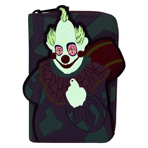 Killer Klowns Glow in the Dark Zip Around Wallet