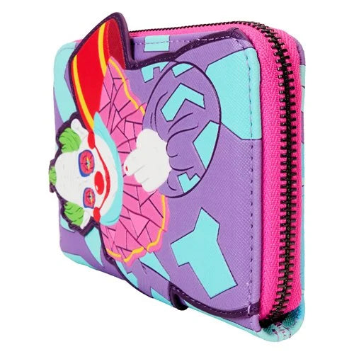 Killer Klowns Glow in the Dark Zip Around Wallet